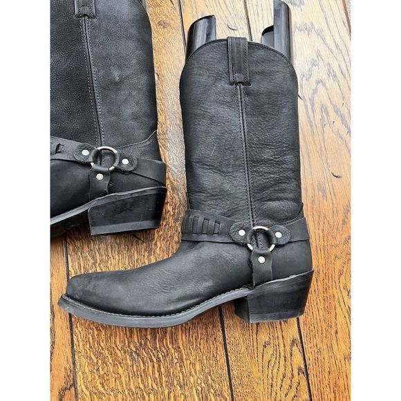 Black Leather Men\'s Boots main image 13